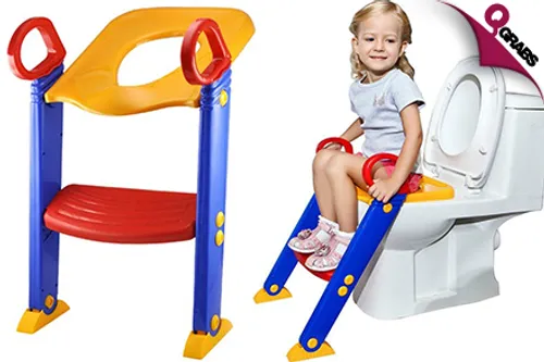 From QR75 Using the Potty just got a Lot Easier with This Kids' Toilet Trainer! (Up to QR238 Value)